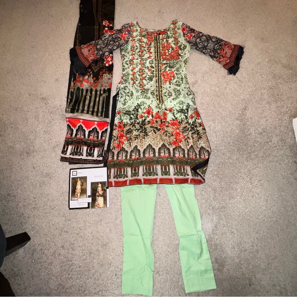 Pakistani Shalwar Kameez Lawn Suit Ramadan Eid